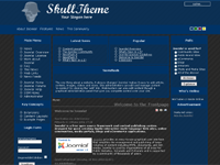 Joomla Template: SkullTheme - Pinstripe