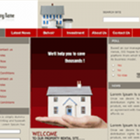 100CMS Joomla Template: red_house