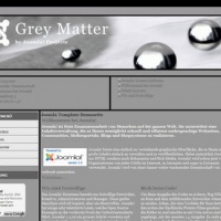 100CMS Joomla Template: JP_Grey_Matter_1.5