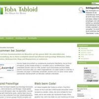 100CMS Joomla Template: Toba Tabloid
