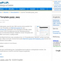 100CMS Joomla Template: gopip_easy