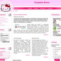 100CMS Joomla Template: Pink Kitty