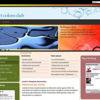 100CMS Joomla Template: Art Colors 15
