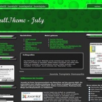 100CMS Joomla Template: SkullTheme - July