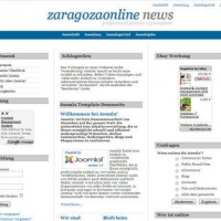 100CMS Joomla Template: zaragoza_news