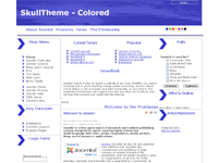 100CMS Joomla Template: SkullTheme - Colored