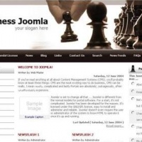 100CMS Joomla Template: ChessMate