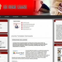 100CMS Joomla Template: US Home Loans Template 2