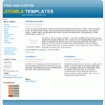 100CMS Joomla Template: cleanblue