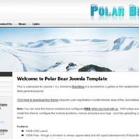 100CMS Joomla Template: PolarBear