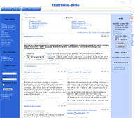 100CMS Joomla Template: SkullTheme - Simple