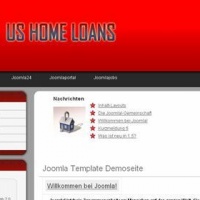 100CMS Joomla Template: US Home Loans Template 2