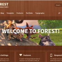 Joomla Free Template - Forest Theme
