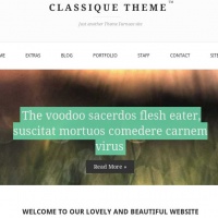 Wordpress Free Theme - Classique