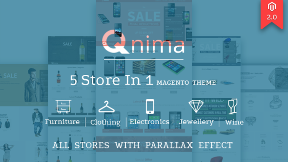 Magento Template: Magento Qnima – Versatile & Responsive Magento Theme