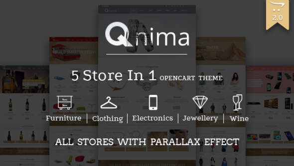 Opencart Template: Opencart -Qnima – Versatile & Responsive Opencart Theme