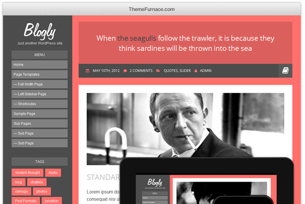 Wordpress Theme: Blogly