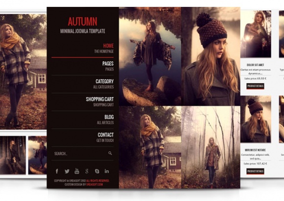 Joomla Template: OS Autumn!