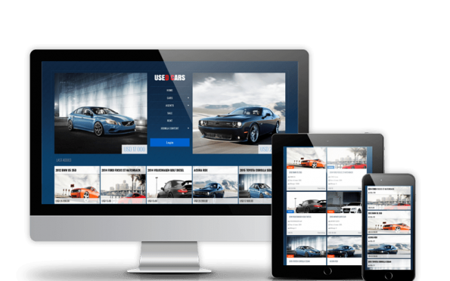 Joomla Template: Used Cars - Automotive Joomla Template