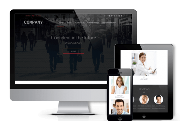 Joomla Template: Company - Business Joomla template