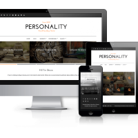 Wordpress Premium Theme - Personality - WordPress Personal Blog Theme