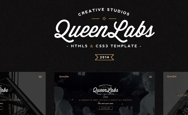 Joomla Template: Queen - One Page Parallax Responsive Template