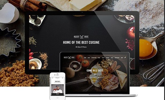 Joomla Template: Majesty Multi-Cuisine Restaurants