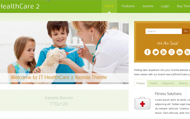 Joomla Template: IT HealthCare 2