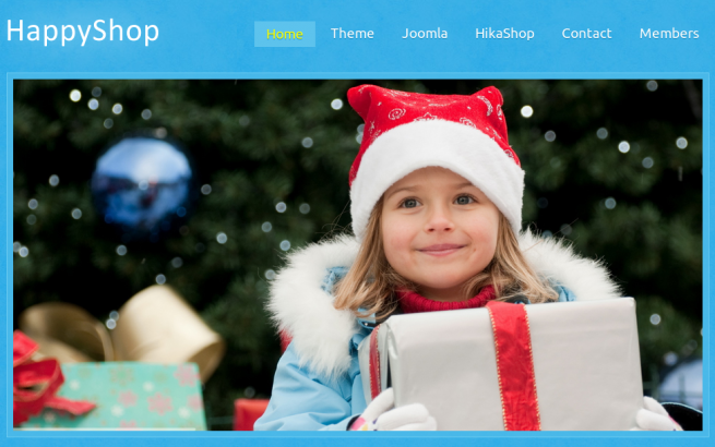 Joomla Template: IT HappyShop