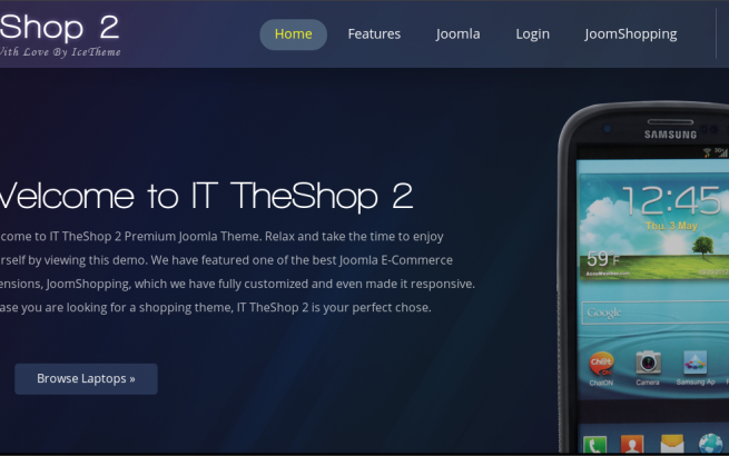 Joomla Template: IT TheShop 2