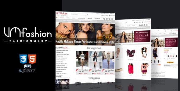 Joomla Template: Fashion Virtuemart Template