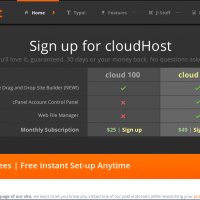BonusThemes Joomla Template: CloudHost Joomla! Template