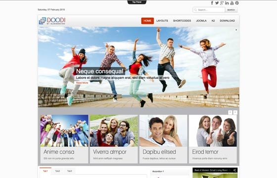 Joomla Template: Ol Doodi - Free joomla template