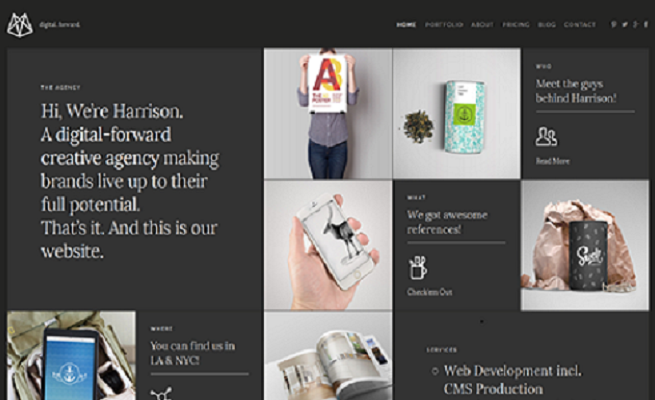 Joomla Template: Harrison – Joomla Multipurpose Portfolio & Blog