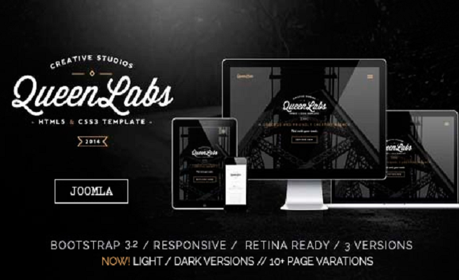 Joomla Template: One Page Parallax Responsive Template