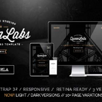 Joomla Free Template - One Page Parallax Responsive Template