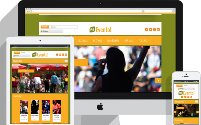 Joomla Template: RSEvento!