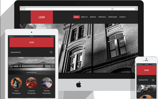 Joomla Template: RSLens! Responsive Template for Joomla! 2.5 and 3.x