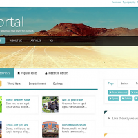 Joomla Free Template - Portal