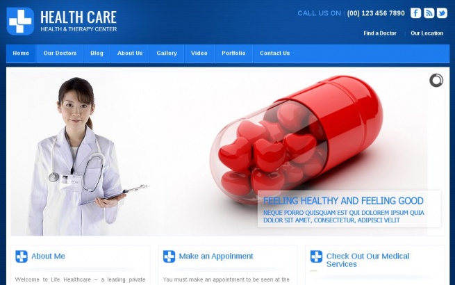 Wordpress Theme: Health Care