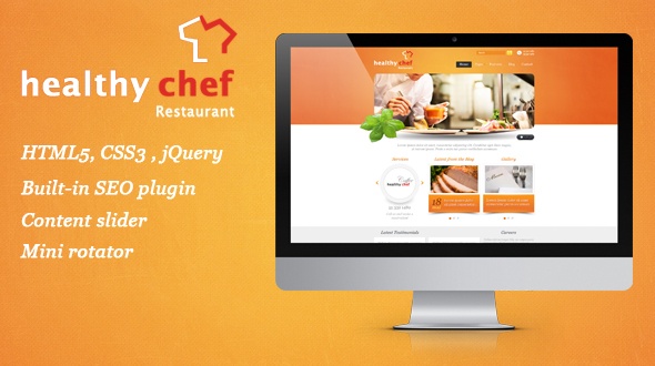 Wordpress Theme: Healthy Chef WordPress Theme