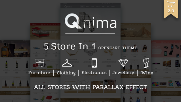 Opencart Template: Qnima – Versatile & Responsive Opencart Theme