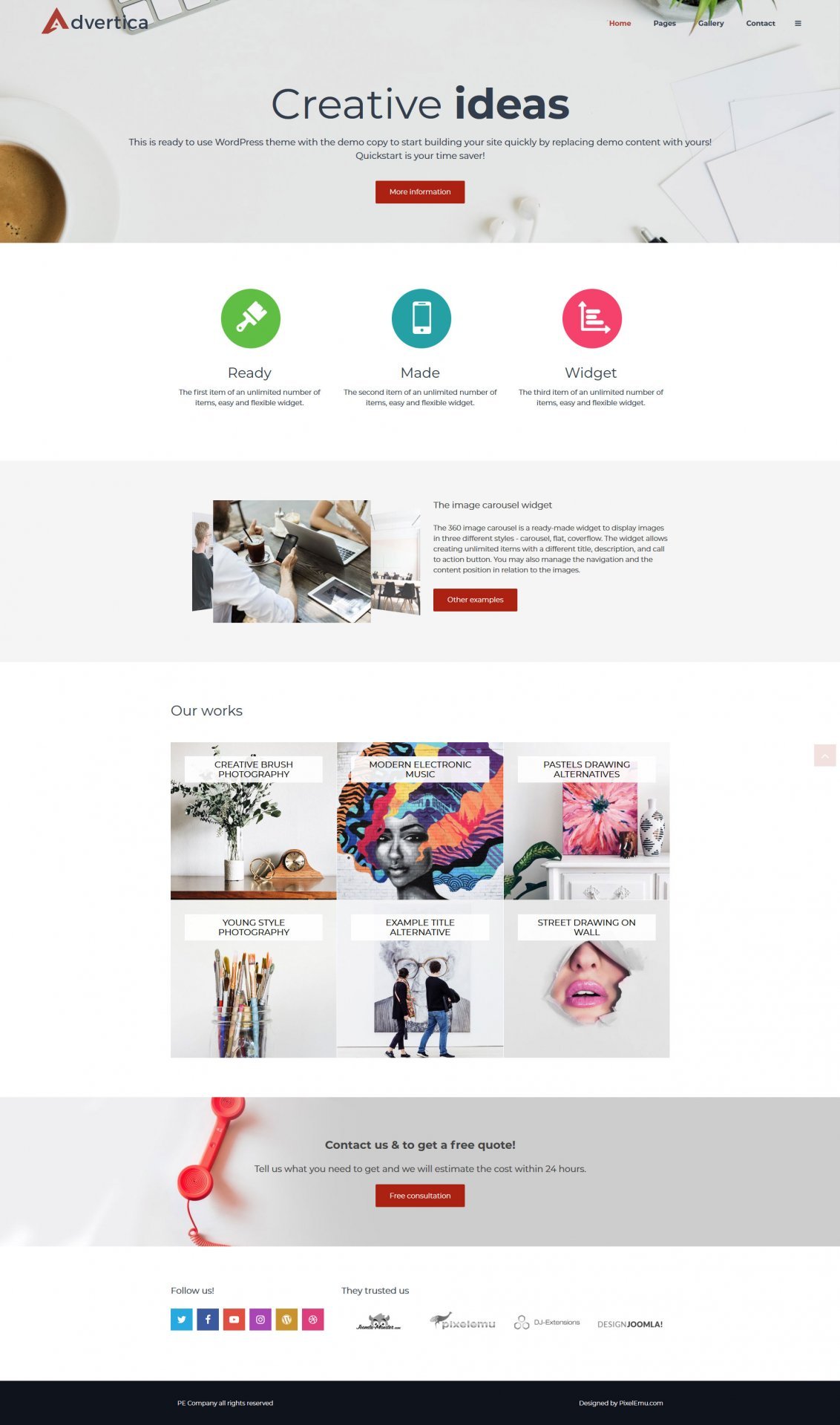 Wordpress Theme: Company WCAG and ADA WordPress theme