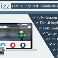 Musharrof Joomla Template: FlatBizz - Flat UI Joomla Business Template