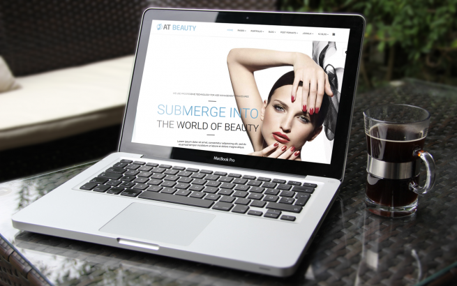 Joomla Template: AT Beauty Onepage – Free Joomla template