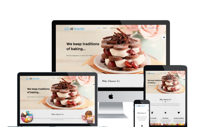 Joomla Template: AT Bakery – Free Bread Store / Bakery Joomla template