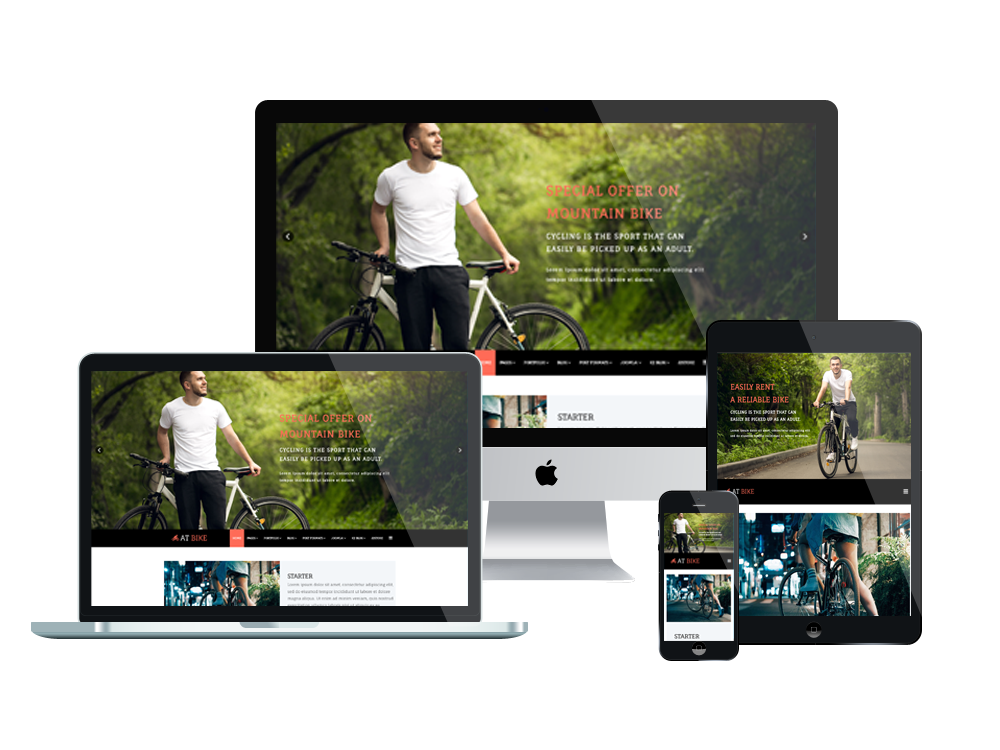 Joomla Template: AT Bike – Free Responsive Bike Joomla Template