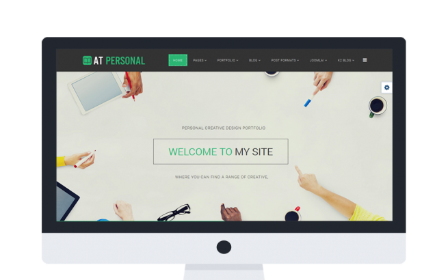 Joomla Template: AT Personal Onepage – Profile / Personal Joomla Template