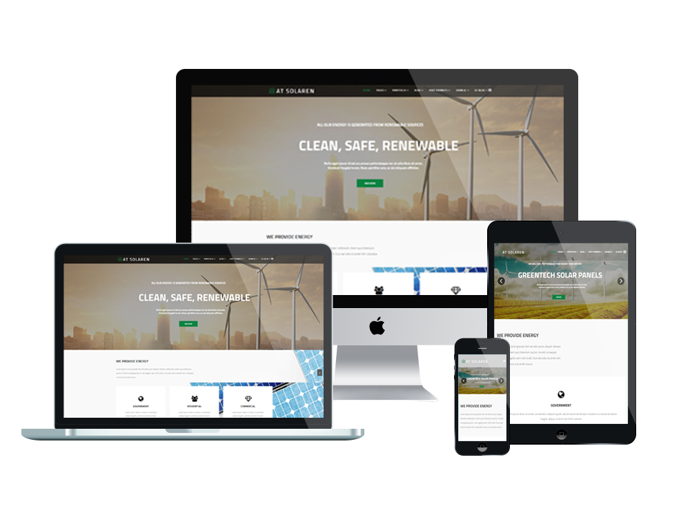 Joomla Template: AT Solaren Onepage – Free Solar Energy Onepage Joomla Template.