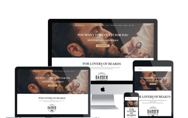 Joomla Template: LT Perook – Premium Private Barber Shop VirtueMart Joomla template